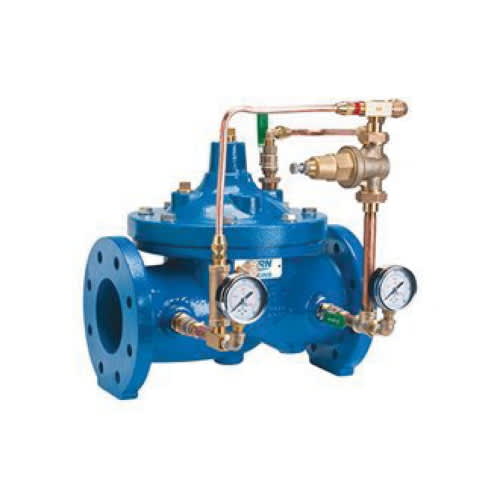 1-1/2" Flanged Ductile Iron 300-400 psi ZW209 Series Automatic Pressure Reducing Control Valve | WLKZW209015