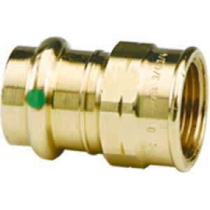 3/4" x 1/2" Press x FPT Lead-Free Bronze 2912ZL Series Adapter | VGA79310