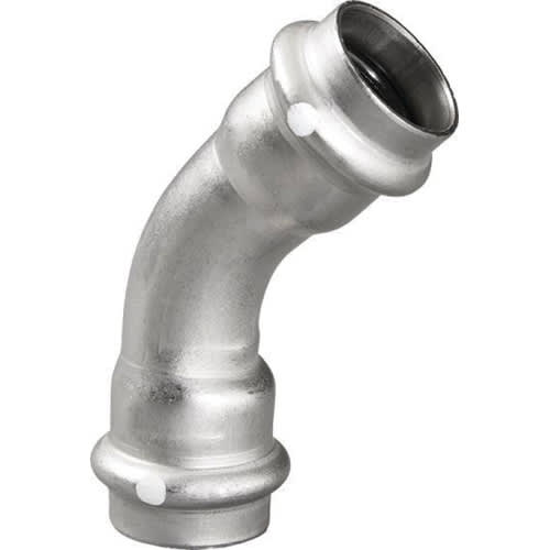 1" Press 304 Stainless Steel 6026 Series 45 Degrees Elbow | VGA85457