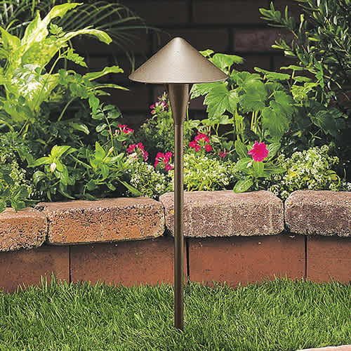 2.5 W Ceramic LED Architectural Bronze Die-Cast Copper-Free Aluminum Landscape Series Low Voltage Path Light | VISPR6500ZWLB2ND