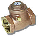 1" Female Threaded Brass 200 psi 521LF Series Swing Check Valve | VLZCV010F
