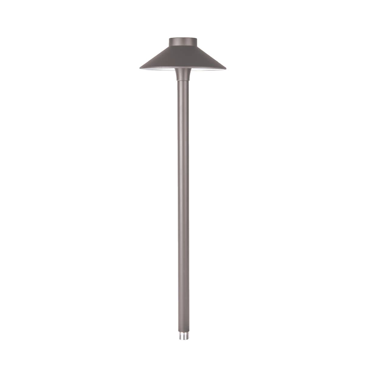 6.5 W 3000K LED Black Solid Die-Cast Brass Path Light | WAC604130BK