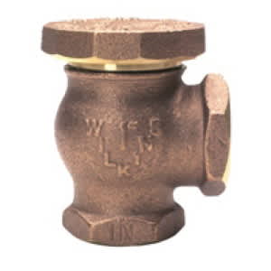 1" FNPT Lead-Free Cast Brass 125 psi 35XL Series Atmospheric Vacuum Breaker | WLK35XL010