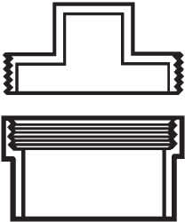 PVC Cleanout Adapter 3 in. Slip x FIP with Plug | D112030