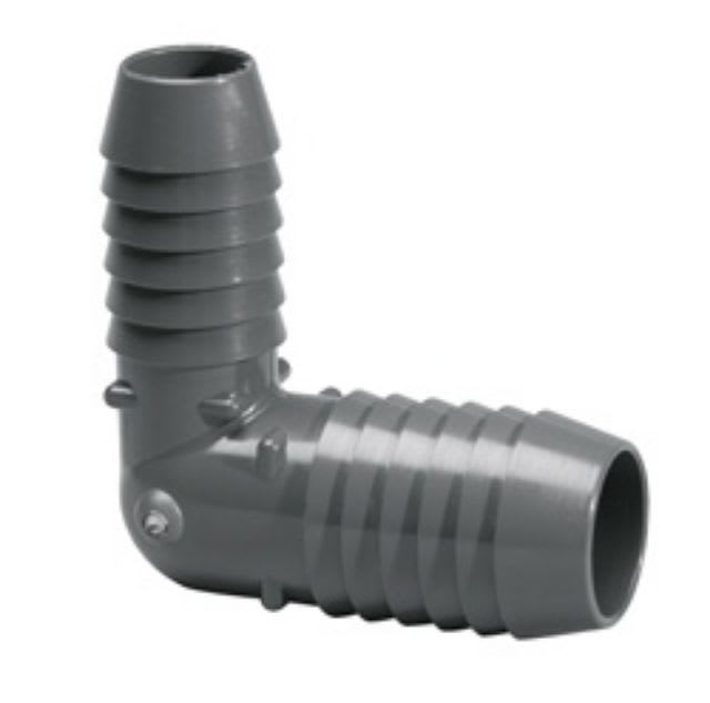 1-1/2" x 1-1/4" 90 Elbow PVC Insert x Insert | 1406-212