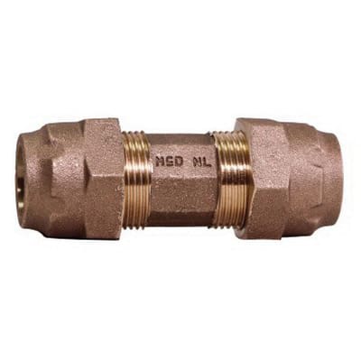 1" Compression Lead-Free Brass 74758-11 Series Straight Coupling | MCD5196005