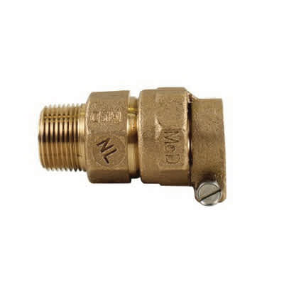 3/4" PEP Compression x MNPT Lead-Free Brass 74753-33 Series Straight Coupling Adapter | MCD7475333007