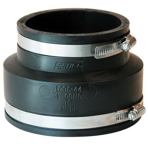 PVC Flexible Coupling 4 in. Concrete x Plastic/Cast Iron 1006 Series | 1006-44