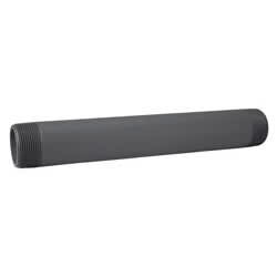 4" x 4" MPT Gray PVC Schedule 80 Nipple | NPP040X04