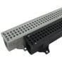 3.42" x 3.89" ABS Gray For Ductile and Skinny Trench Channel Drains Closed End Cap | PLKPL90861CEG