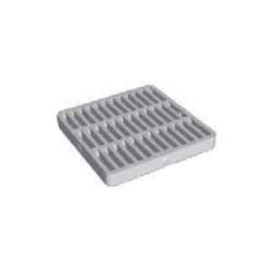 12" x 12" Square Polyethylene Black Grate | DRT1202SDB