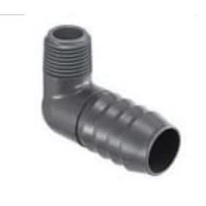 1" x 1/2" 90 Elbow PVC Insert x MPT | 1413-130