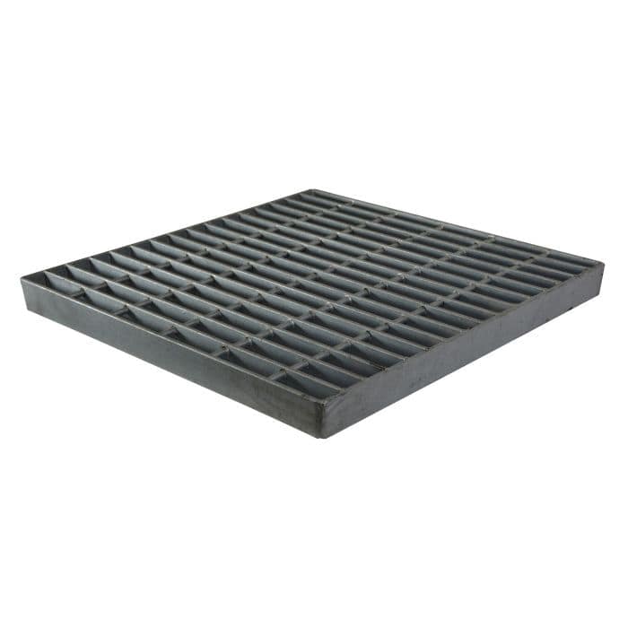 24" Square Steel Catch Basin Flat Drain Grate | NDS2415