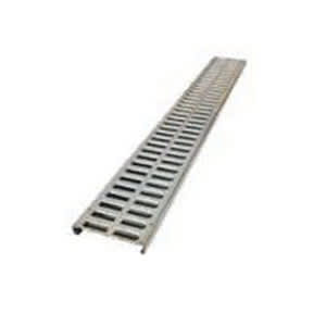 24" Rectangular Steel Gray Channel Grate | NDS254