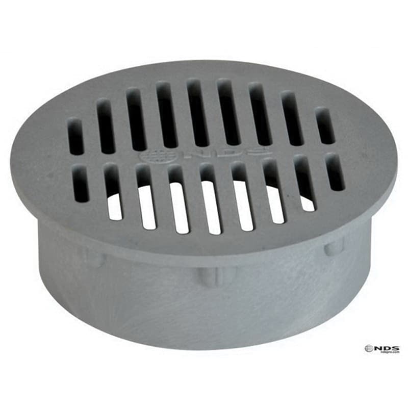 NDS Round Grate - Grey 6" |  60_alt