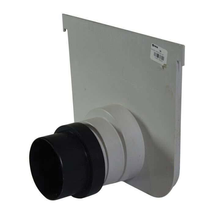 7" PVC Light Gray Deep Profile Cap/End Outlet | NDS844