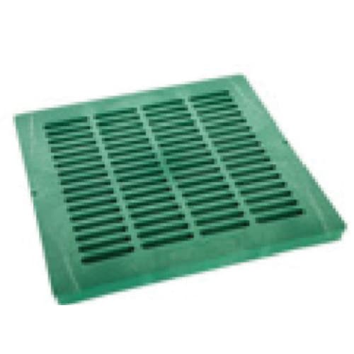 18" x 18" Square HDPE Black Drainage Grate | RBDDG18SFB