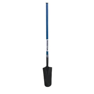 14" 14 ga Steel Blade Fiberglass Handle Drain Spade | WLVFL400