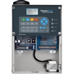96 Stations Wired 12.5" x 5.5" x 17" 18 ga Cold-Rolled Steel OptiFlow XR H2O Series 2-Wire Commercial Controller | WTOXRCH2O96CWM