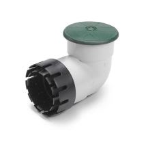 4" Hub Plastic Green Drainage Pop-Up Valve | RBDDPUV4EHUB