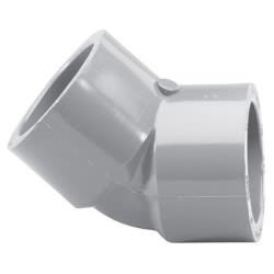 Sch. 80 PVC Elbow 4 in. Socket Gray C 45 Degree Standard | 817-040C