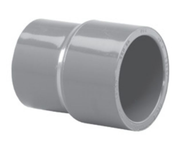 Sch. 80 Gray PVC Coupling 4 in. x 3 in. Slip | 9829422