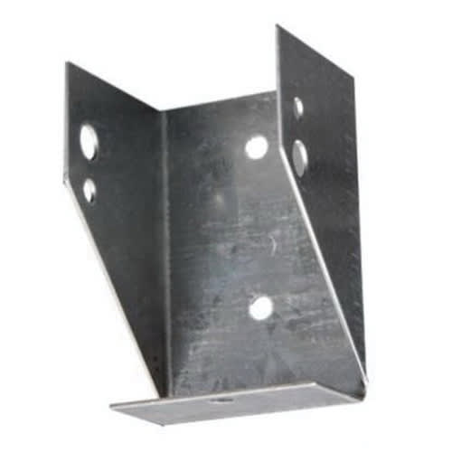 2" x 4" x 2.48" Steel Hot-Dip Galvanized Rail Mounting Bracket | WTSFB24