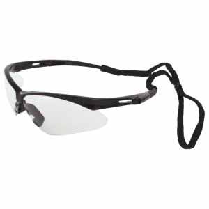 Safety Glasses, Clear Lens High Impact Wraparound Temple Octane