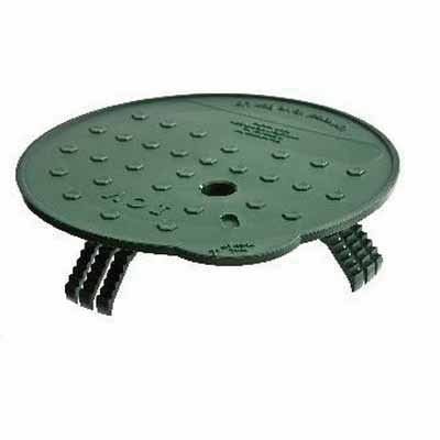 Valve Box Lid, 10" Round Green Universal