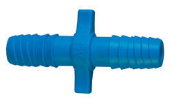 1/2" Barb x Double Helix Blue Acetal Coupling | LSC3201004