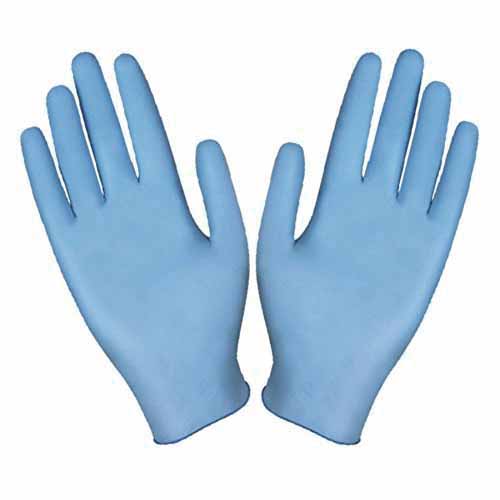 Industrial Gloves, Extra Large Nitrile Blue