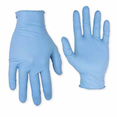 Disposable Gloves, Extra Large Nitrile Non-Powdered, Industrial Grade