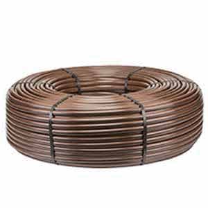Hunter Dripline, 0.9 Gph 12" Space Dark Brown W/Black Stripe Hdl Series | HDL0912250CV
