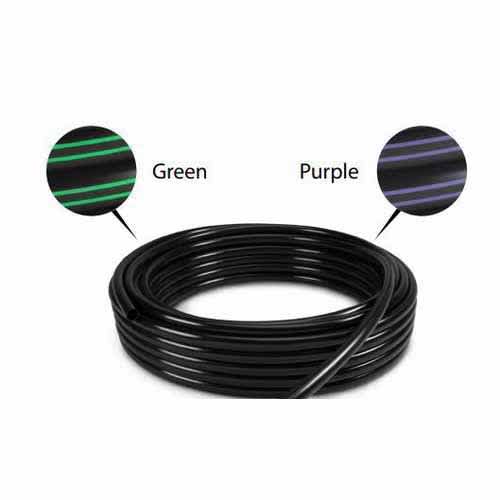 Rain Bird XBS Polyethylene Blank Tubing 1/2" x 500' Black w/ Purple Stripe | XBS500P