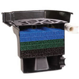 2" FIPT 28" x 25" x 21-1/2" 2500 to 4000 gph 19" Spillway Pro Series FilterFall | AWGBF1900