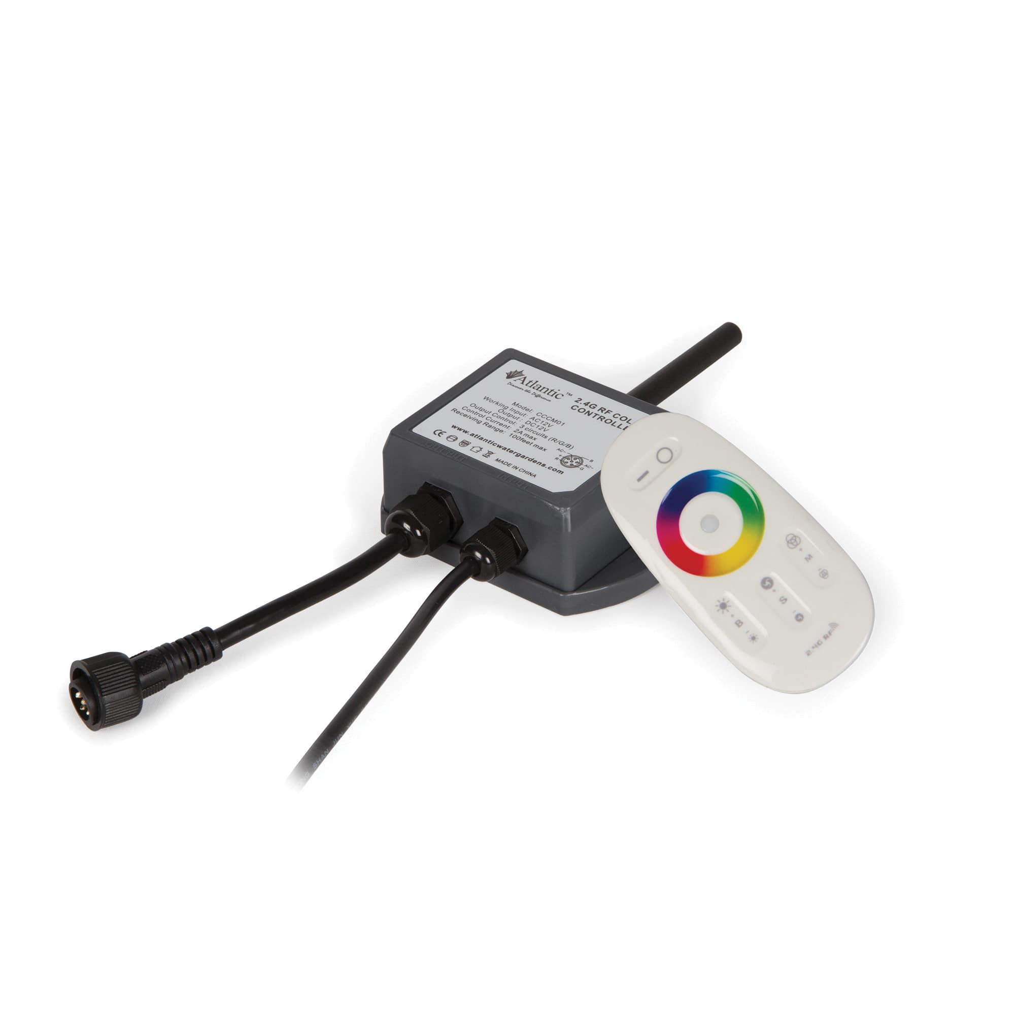 1-1/2" FIPT 12" x 8" x 3-1/2" 1200 gph Color Changing Colorfall | AWGCFCC12