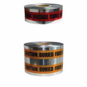 2" x 1000' Polyethylene Blue CAUTION BURIED WATERLINE BELOW 5 mil Detectable Underground Tape | TAPWATER