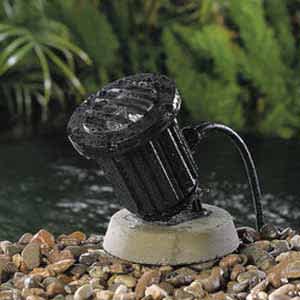 20 W Ceramic MR-16 Halogen Standard Black Injection Molded Glass-Reinforced Ryton Landscape 5217 Series with Grate Underwater Light | VISUW5217B