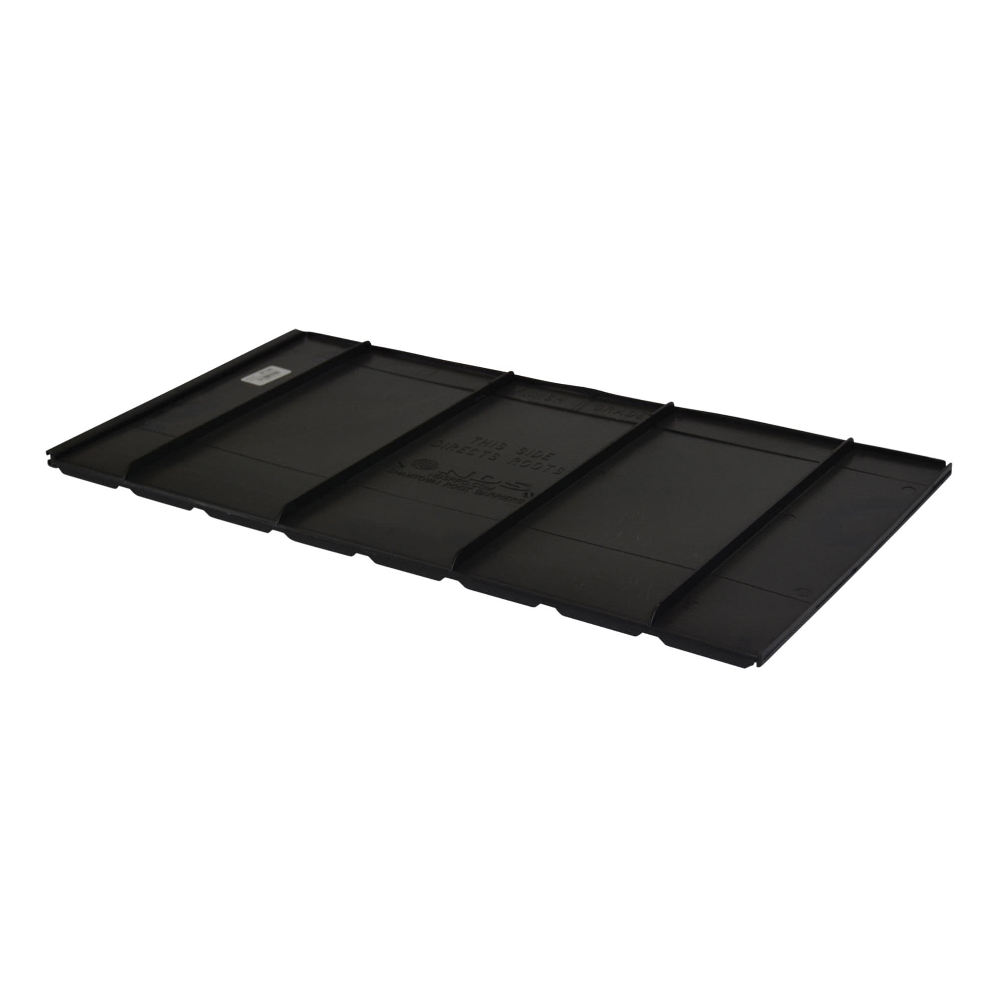 24" x 12" x 0.09" EB Series High Impact Polypropylene Black Root Barrier Panel | NDSEP1250