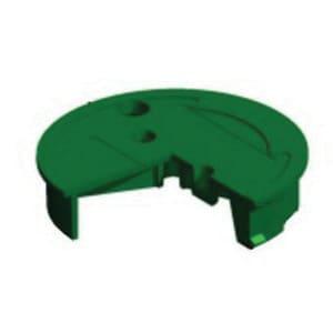 10" Round Green Electrical T-Cover | CRS09104005