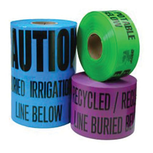 1000' x 3" Polyethylene Red Non-Detectable Marking Tape | CSTTAND3RE