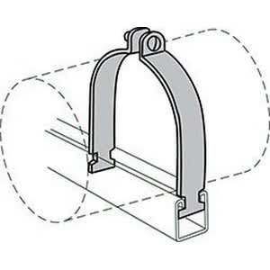 1" Copper-Plated 14 ga Steel AS1200AS Series Tube Clamp | ANV2400323669