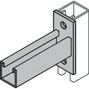 Electrogalvanized AS651 Series Reversible Standoff Strut Bracket | ANVAS65118