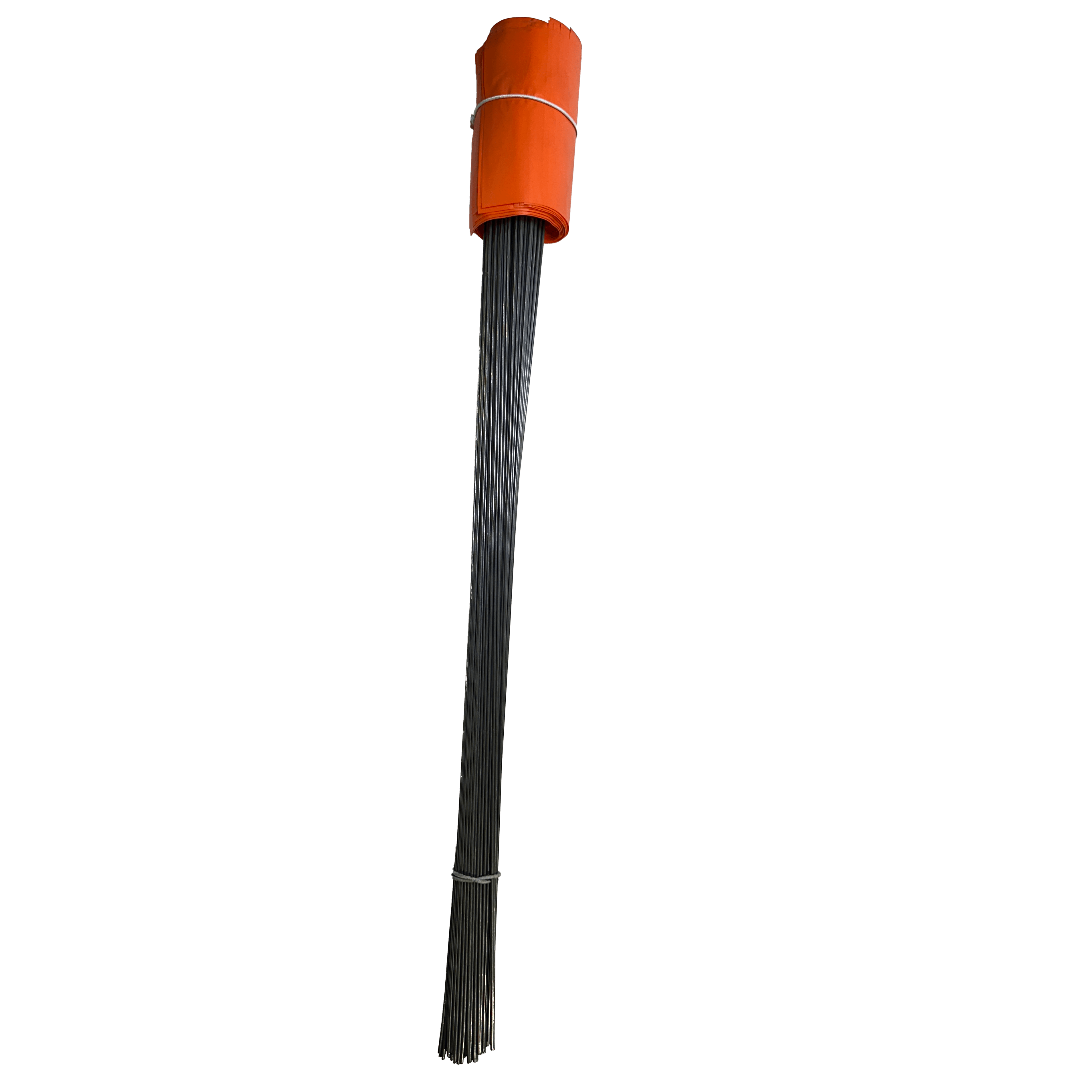4" x 5" x 21" Vinyl Orange 100/Bundle Wire Staff Marking Flag | FLG4X5ORANGE
