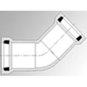 3" Gasketed PVC SDR-21 45 Degrees 1-Piece Bend | HRP122030