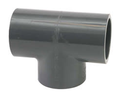 1-1/2" Acme Gray PVC Double Swing Tee | LSC305015