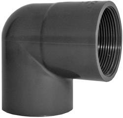 2-1/2" x 1-1/2" Socket x Acme Gray PVC Service Elbow | LSC307291