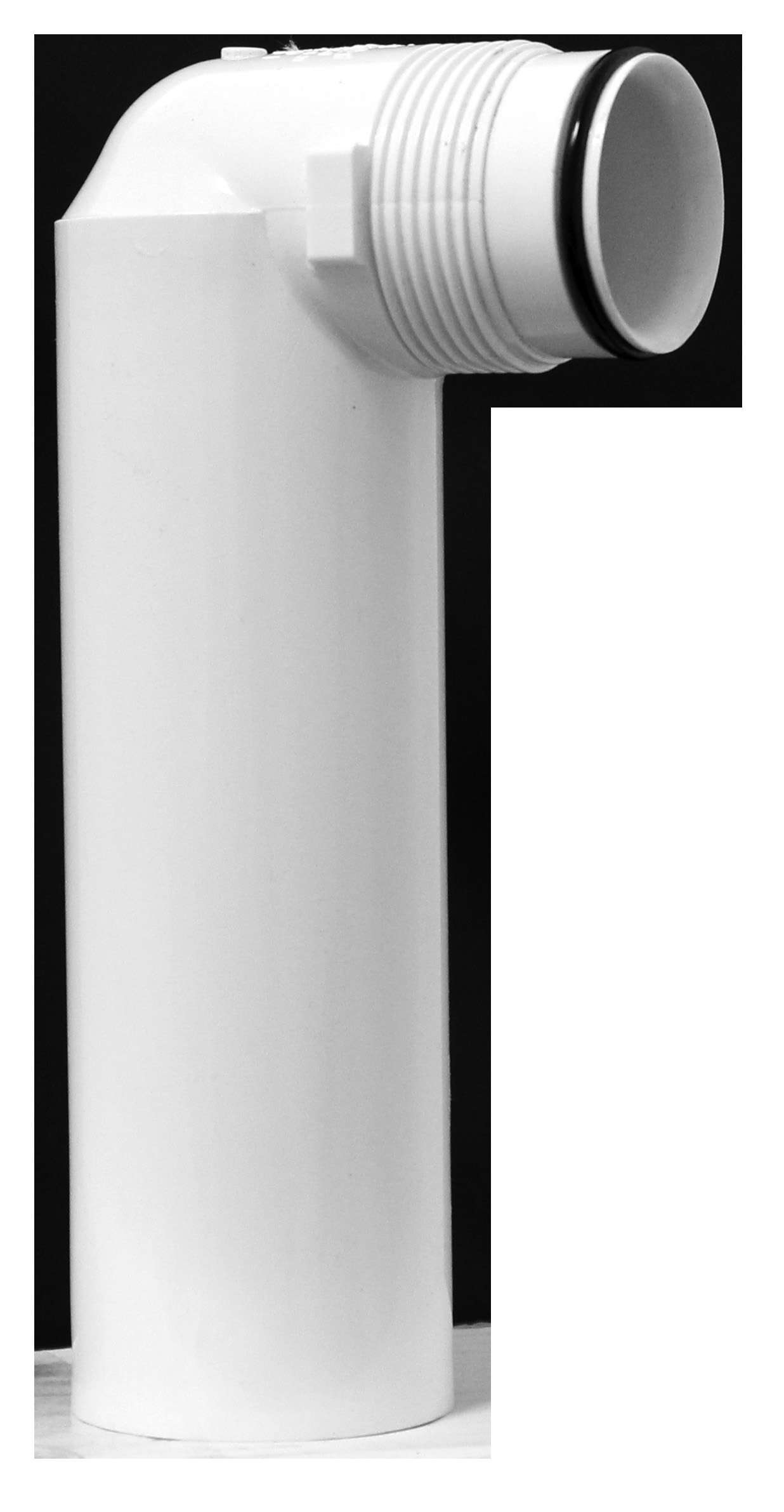 1-1/4" 12" L White PVC Swing Joint Arm | LSCG200212