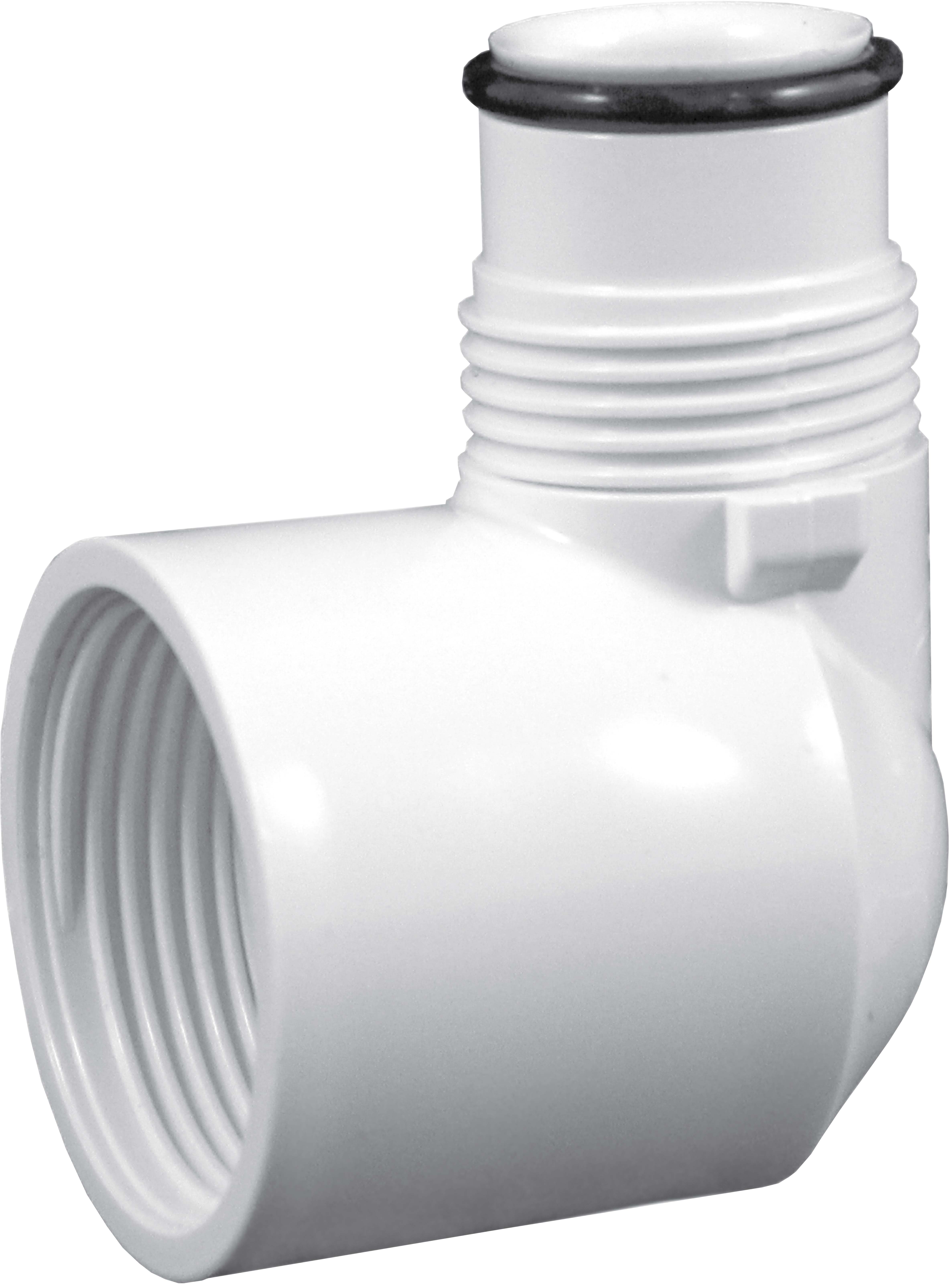 1-1/4" x 1" Acme x Reducing Acme White PVC Swing Joint Outlet | LSCG208168