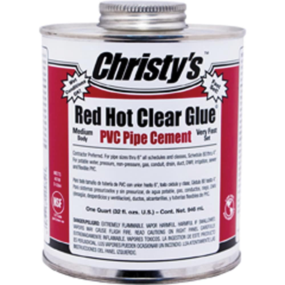 1 qt Can Clear Low VOC Medium PVC Cement | CSTRHRHCVQT